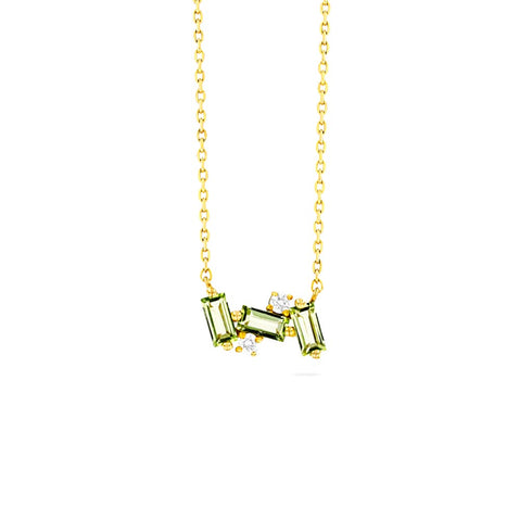 Amalfi Mini Burst Peridot Pendant - 1