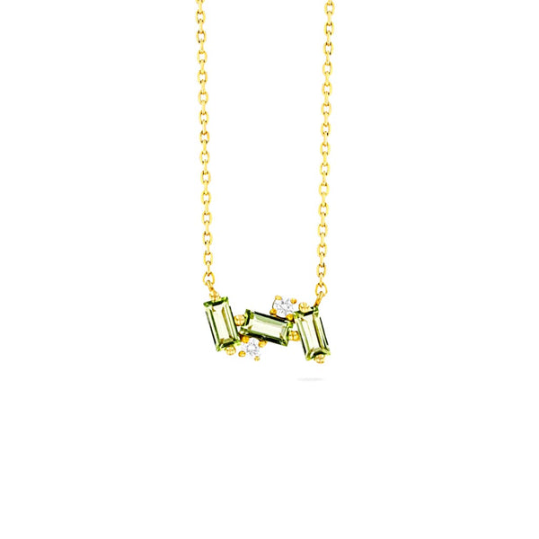 Amalfi Mini Burst Peridot Pendant - 1