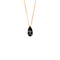 Pear Shaped Black Night Quartz Pendant - 1