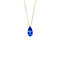 Pear Shaped Blue Topaz Pendant - 1