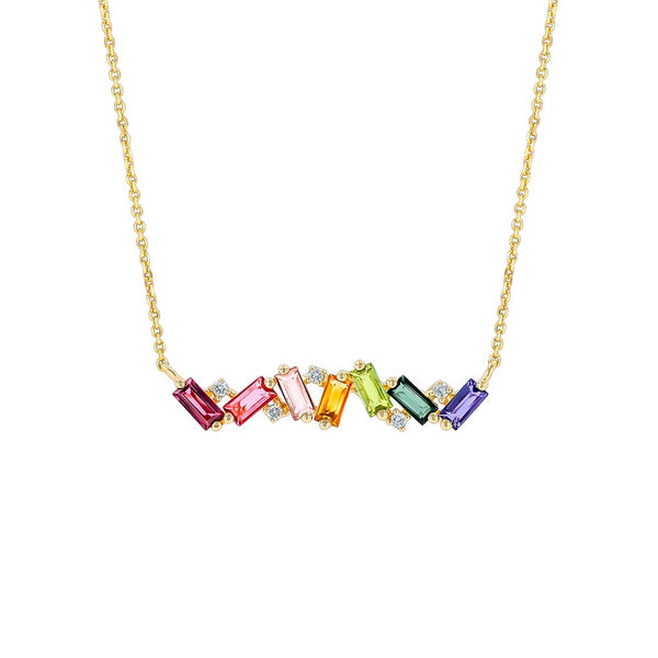 Amalfi Burst Rainbow Bar Pendant - 1