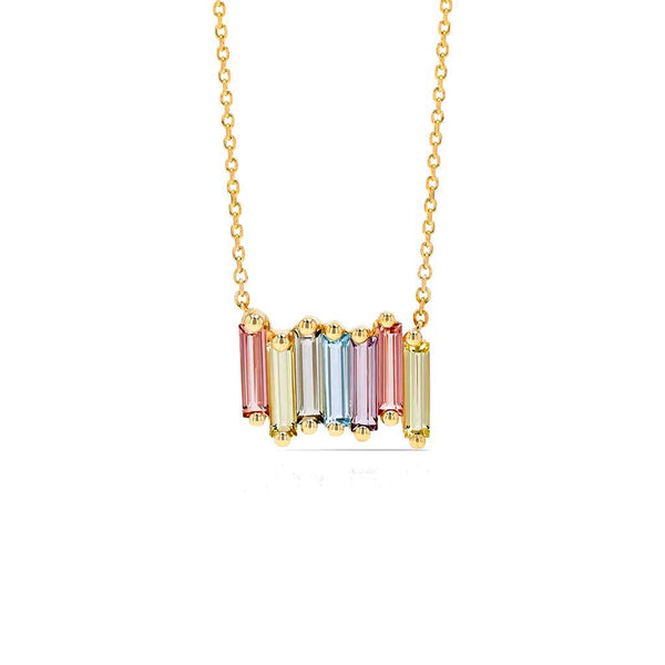 Amalfi Mini Burst Rainbow Pendant - 1