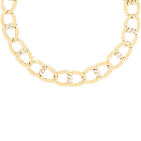 Cialoma Diamond Knot Necklace - 1