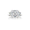 Trapezoid Diamond Engagement Ring for a 5ct Asscher - 1