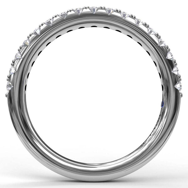 Matching Band to Halo Diamond Solitaire Engagement Ring - 1