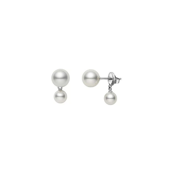Classic Akoya Cultured Pearl Earrings - 1