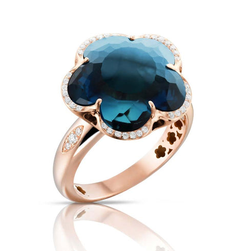 Bon Ton London Blue Topaz Ring - 1