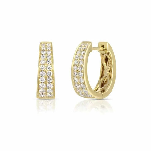 Small Diamond Meryl Huggies - 1