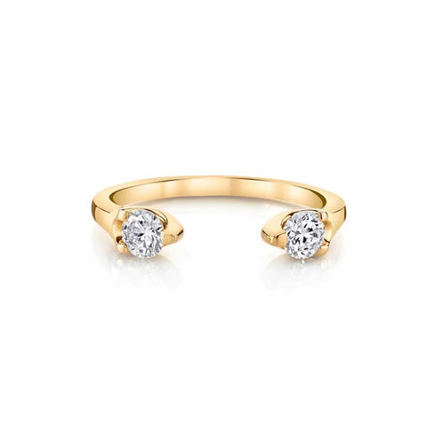 Orbit Split Diamond Ring - 1