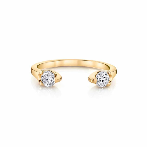 Orbit Split Diamond Ring - 1