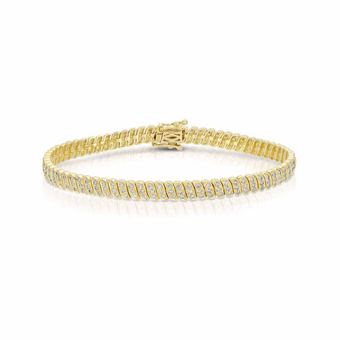 Thin Diamond Zoe Bracelet - 1