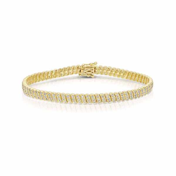 Thin Diamond Zoe Bracelet - 1