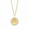 Cancer Zodiac Coin Pendant With Diamond Frame - 1