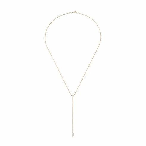 Heart And Marquis Diamond Lariat - 1