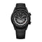 Freelancer GMT Worldtimer Black Leather Watch 41mm Watch - 1