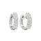 Diamond Huggie Earrings - 1
