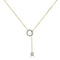 Diamond Circle Necklace - 1