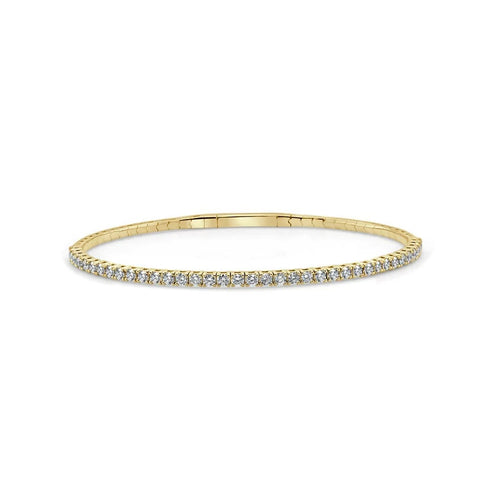 Diamond Flexible Bangle - 1
