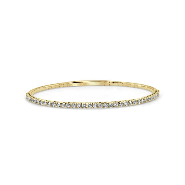 Diamond Flexible Bangle - 1