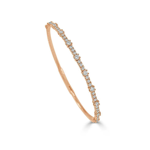 Flexible Station Station Diamond Bangle - 1