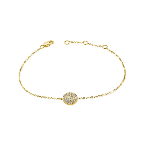 Diamond Disc Bracelet - 1