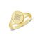 Diamond Starburst Pinky Ring - 1