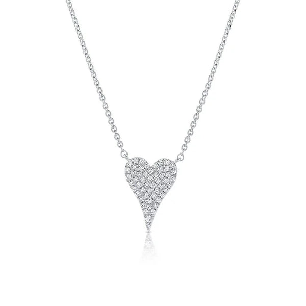 Diamond Heart Necklace - 1