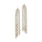 Dangle Oval Diamond Earrings - 1