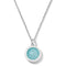 LOLLIPOP Mini Pendant Necklace in Sterling Silver With Diamonds - 1