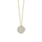 Large Flower Pendant Necklace With Diamonds - 1