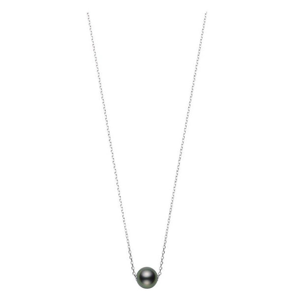 Japan Collections Pendant With Black South Sea Pearls - 1