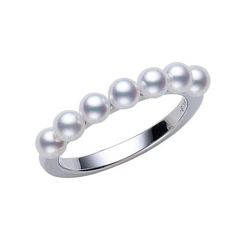 Cluster Akoya Cultured Pearl Ring - 1
