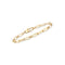 Alternating Oval Link Chain Bracelet - 1