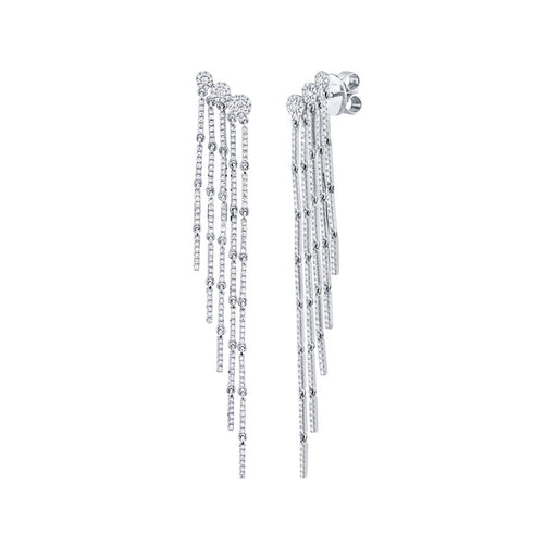 Diamond Fringe Earring - 1