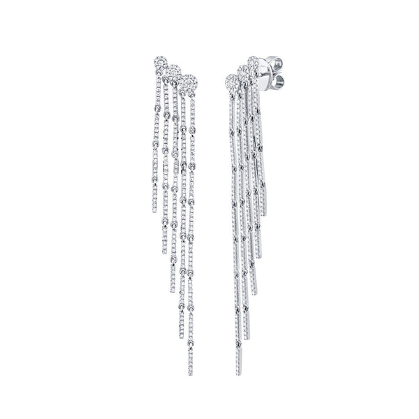 Diamond Fringe Earring - 1