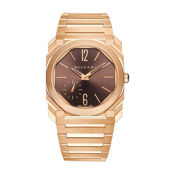 18k Rose Gold Octo Finissimo Chronograph GMT Watch - 1