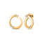 Love In Verona Overpass Circle Diamond Earrings - 1
