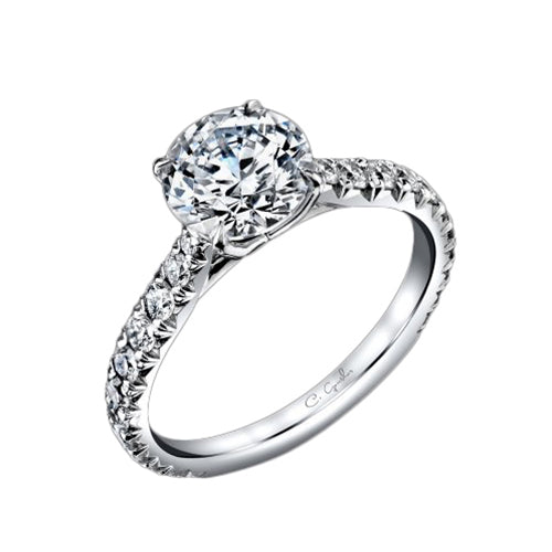 C. Gonshor 7913 Solitaire Engagement Ring - 1