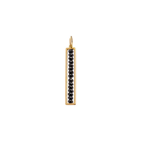 Leila Black Diamond Pendant Pendant - 1