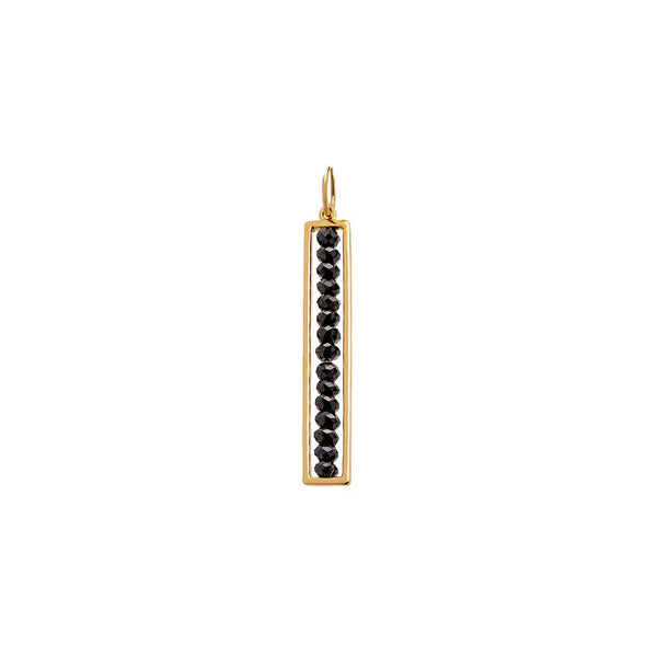 Leila Black Diamond Pendant Pendant - 1