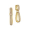 Pave Dangle Diamond Earrings - 1
