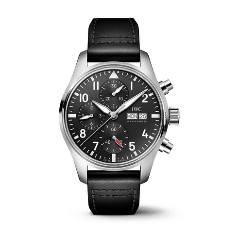 Black Calfskin Big Pilot's Watch Chronograph 41 Watch - 1