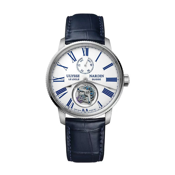 Marine Torpilleur Tourbillon 42mm Stainless Steel Watch - 1