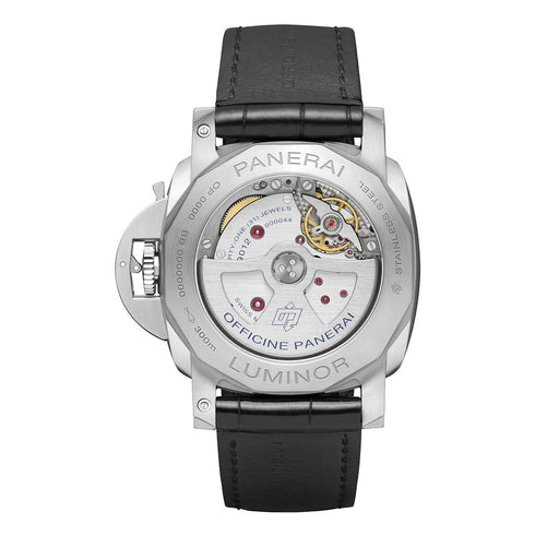 Black Alligator Luminor BiTempo Watch - 2