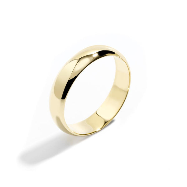 Half Round Classic Wedding Band - 1