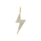Diamond Lightning Bolt Charm - 1