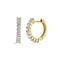 Huggie Diamond Earrings 0.71ctw - 1