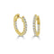 Huggie 0.6mm Diamond Earrings 0.5ctw - 1