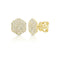 Diamond Hexagon Studs - 1