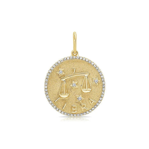 Diamond Zodiac Charm -Libra - 1